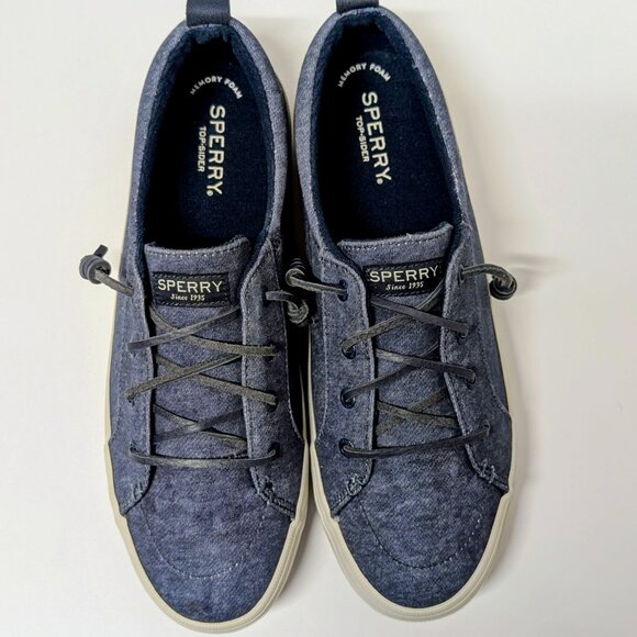 Sperry Top-Sider Crest Vibe Washed Jersey Sneaker in Navy - STS87796 - Picture 3 of 16